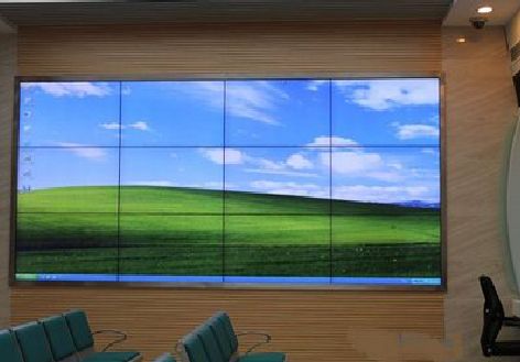 夹江液晶拼接屏的另类用法。